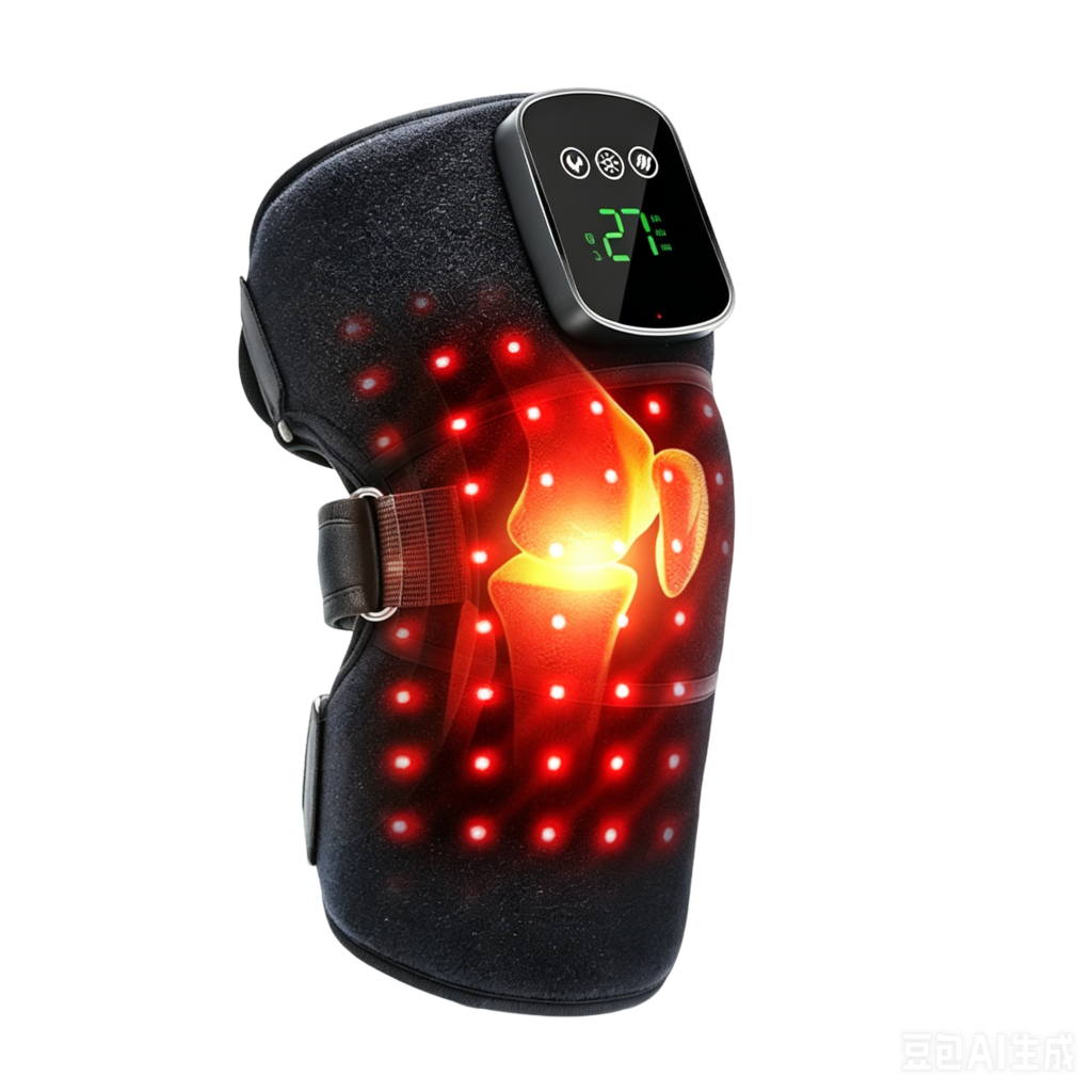 Red Light Heated Knee Massager with Vibration LK-RKM001