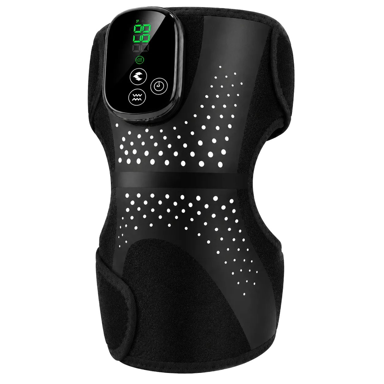 LK-KM001 rechargeable heated knee wrap with vibration