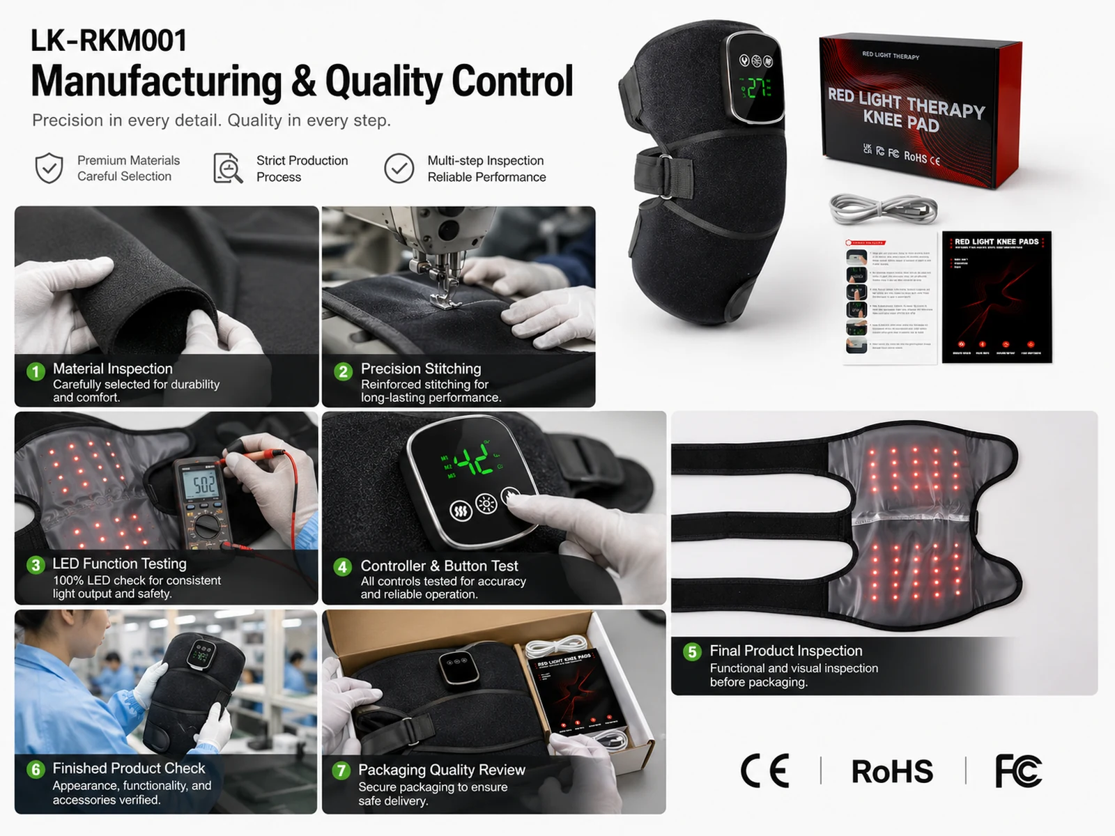 red light therapy device contract manufacturer