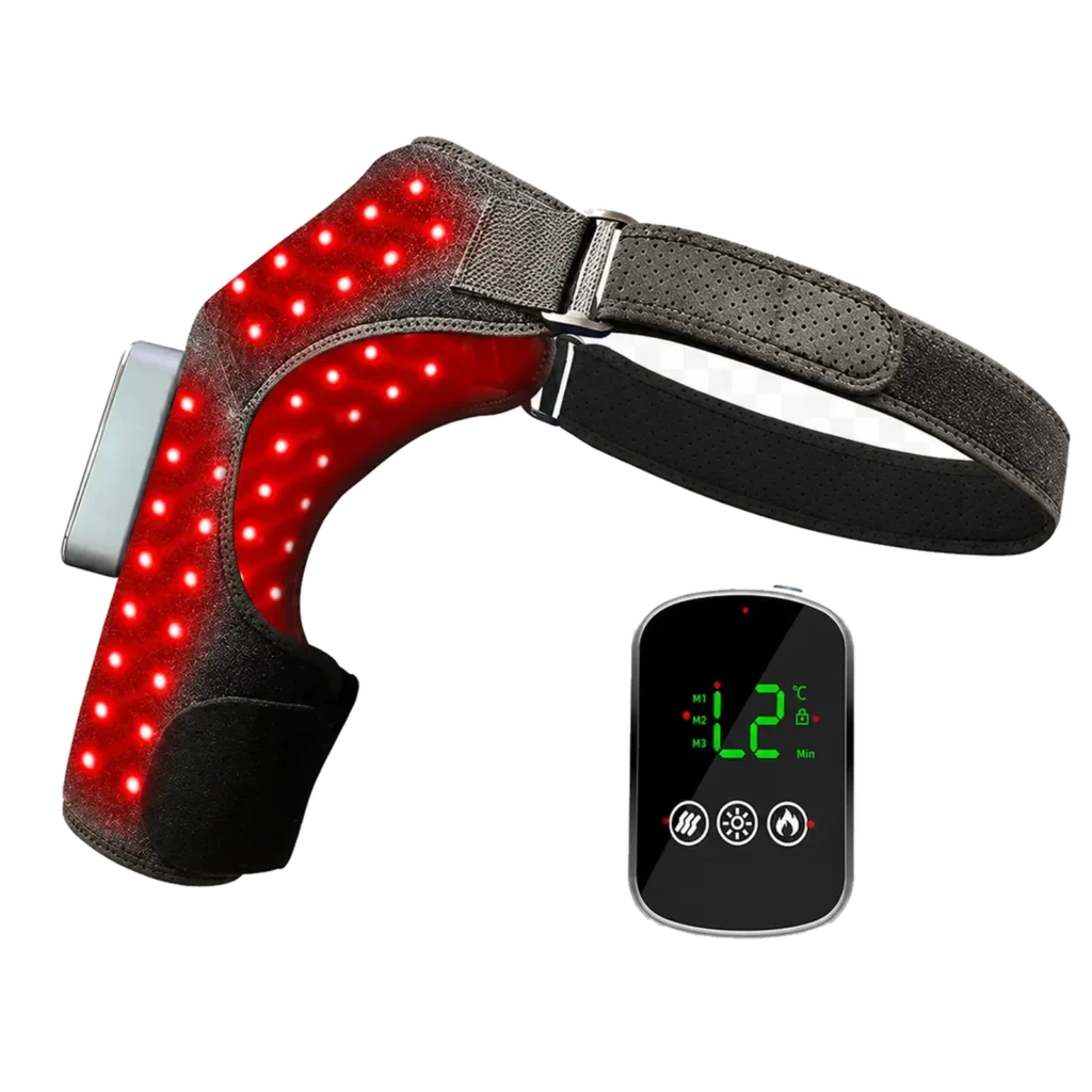 Loyalkins shoulder wrap red light coverage across the shoulder and upper arm