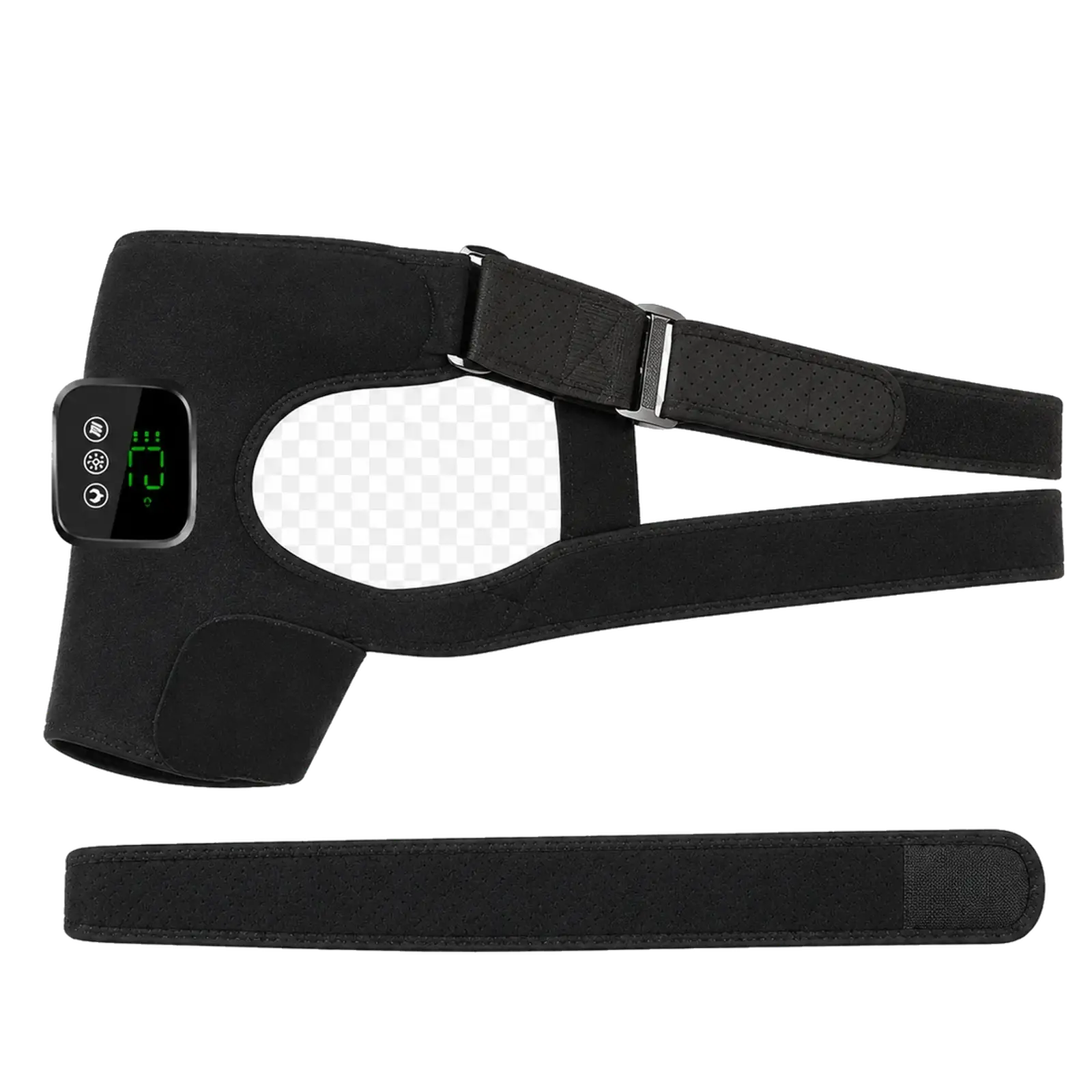 Loyalkins rechargeable shoulder wrap product structure and extension strap