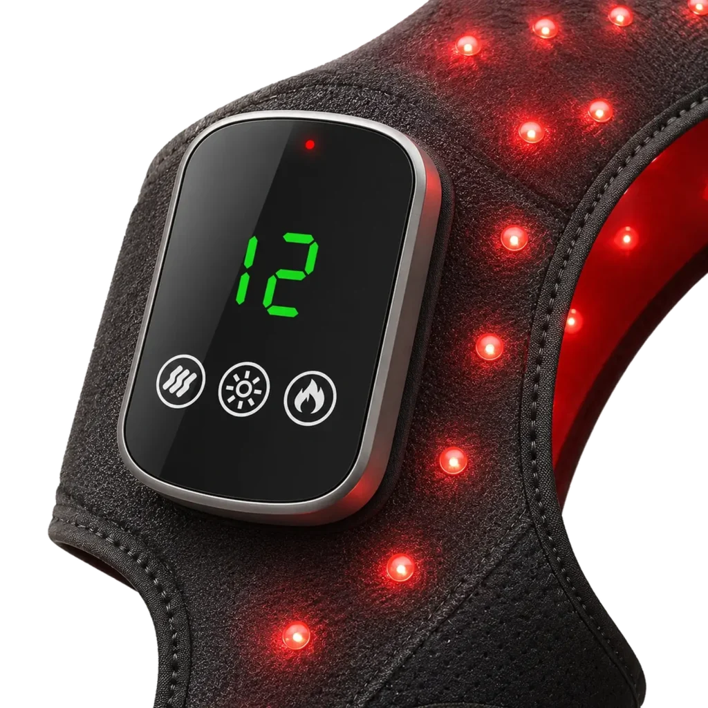 Loyalkins shoulder wrap digital controller and red light detail
