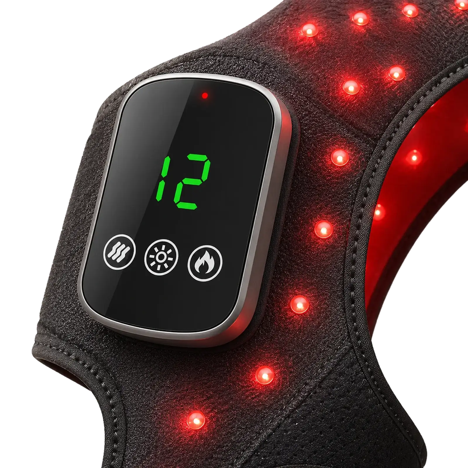 Loyalkins shoulder wrap digital controller and red light detail