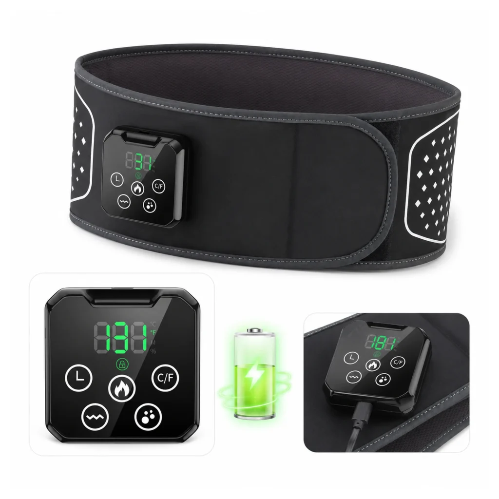 LK-WM01 rechargeable integrated controller with battery and charging details.