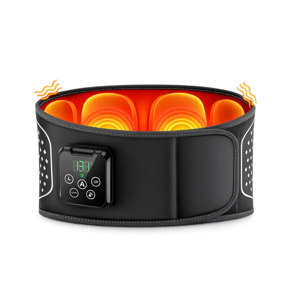 LK-WM001 air compression heated waist massager
