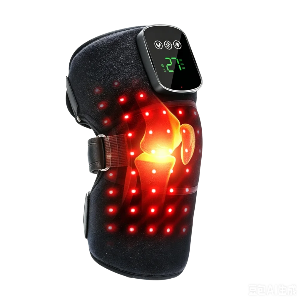 Red Light Heated Knee Massager with Vibration LK-RKM001